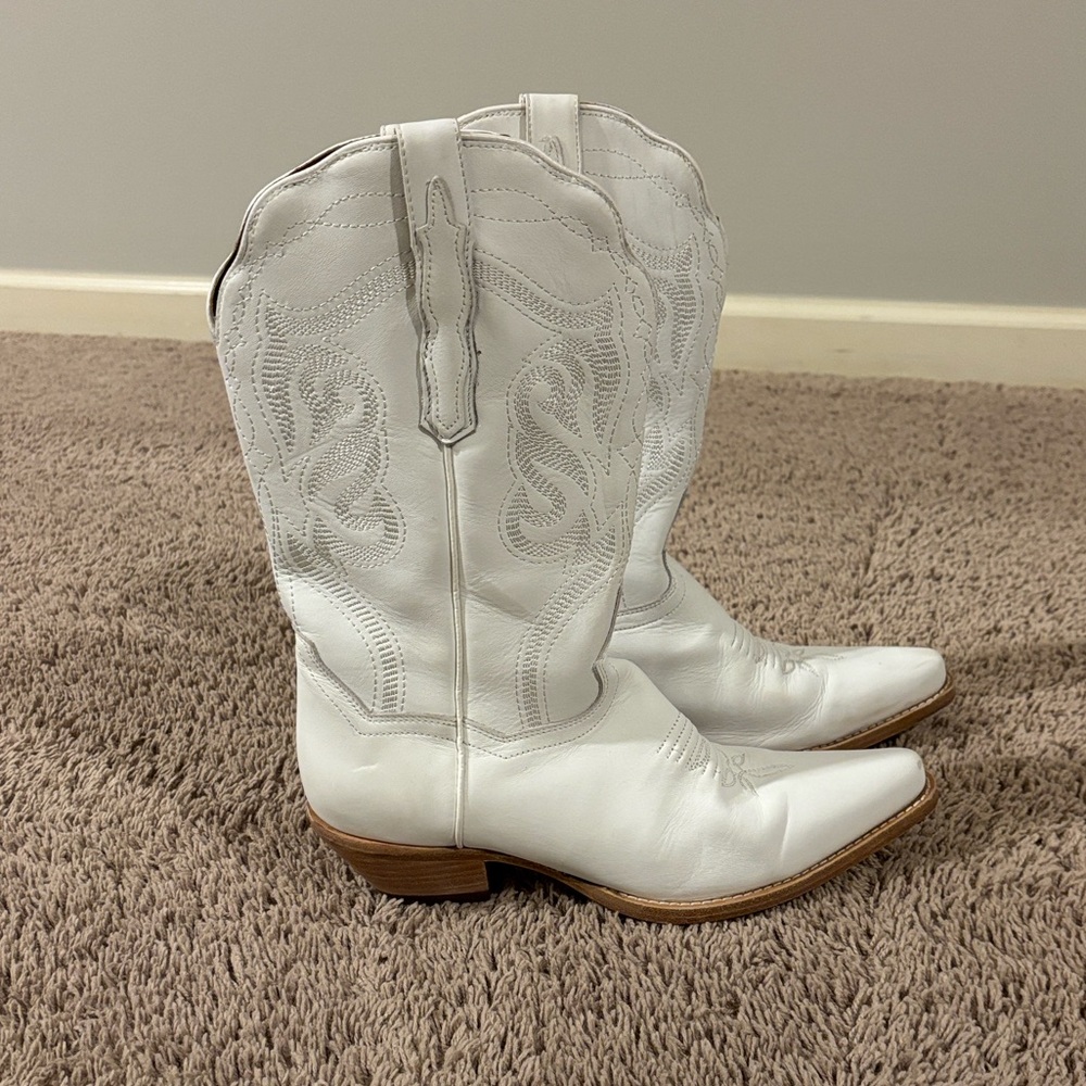 Dan Post - White Cowboy Boots